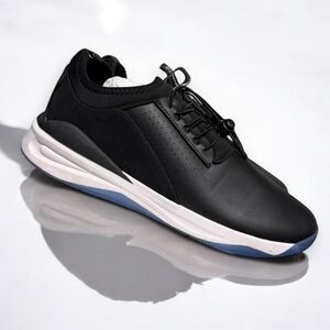 Clove Sneakers Mens 7.5 Black Healthcare Nurse Comfort Slip Resistant Blue Work